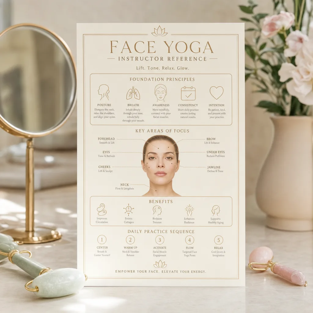 Face Yoga Instructor reference guides